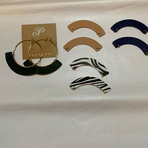 Plunder 4 in 1 earring interchangeable.  See photos for description